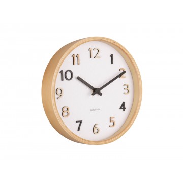 Drevené nástenné hodiny Karlsson KA5853 22cm